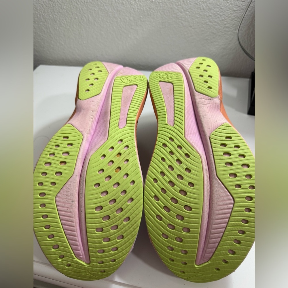 Hoka women size 10 Mach 6 Women's Blue and Pink Athletic Shoes - Picture 8 of 9